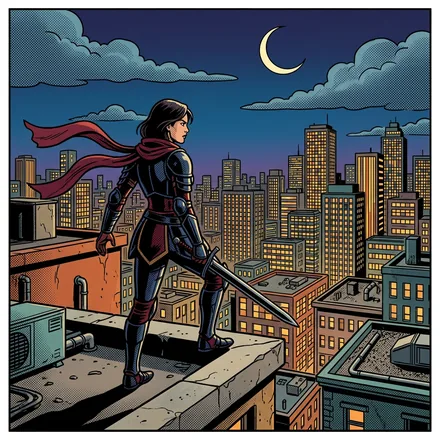 Comic style sample